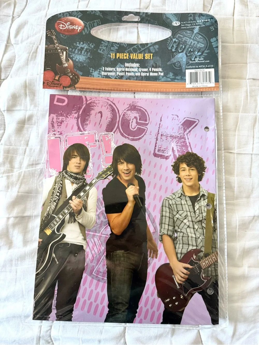 Disney Camp Rock Party Stationery Set in Pink and Purple